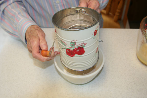 Step 14 - Sift Flour