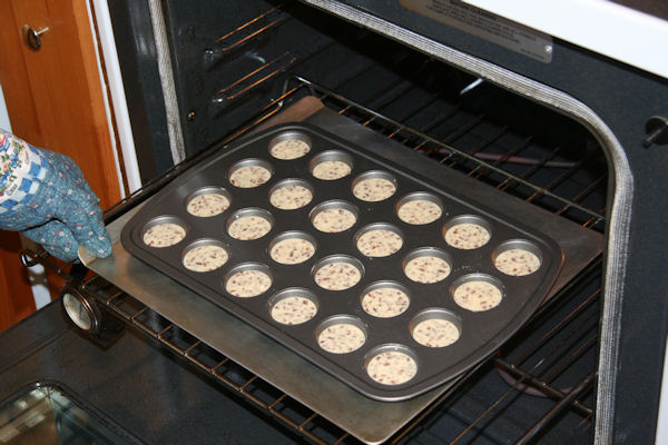 Step 13 - Into the Oven