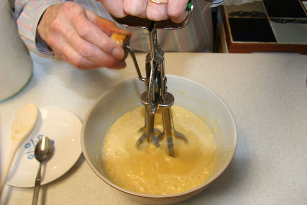 Step 13 - Mix Egg Yeast Bowl