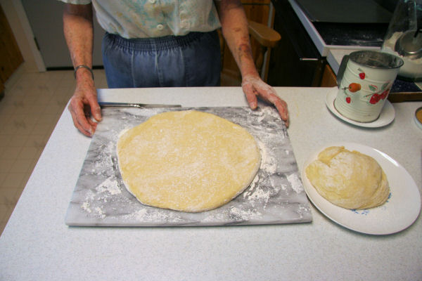Step 15 - Roll Dough into 12 Inch Circle 