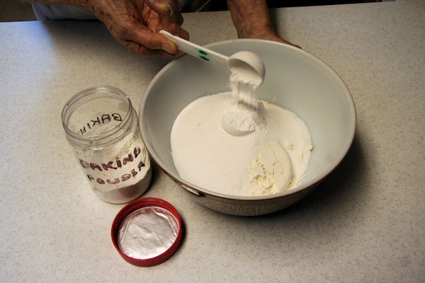 Step 5 - Add Baking Powder