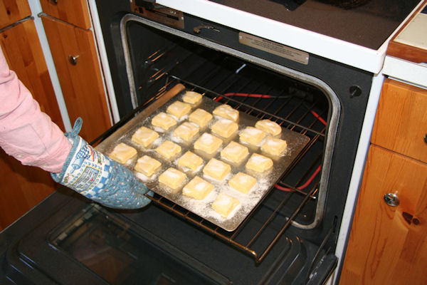 Step 21 - Into the Oven