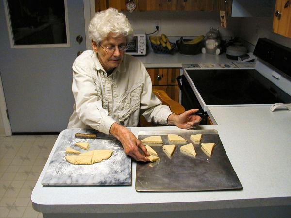 Step Eight, Place on cookie sheet