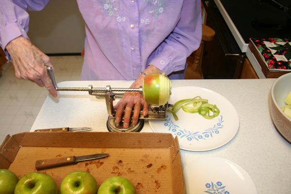 Step 1 - Peel Apples