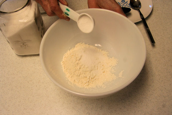 Step 13 - Add Sugar to Flour