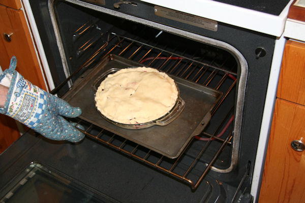 Step 23 - Into Oven