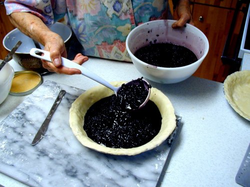 Step Thirteen, Put Pie Filling in Bottom Crust