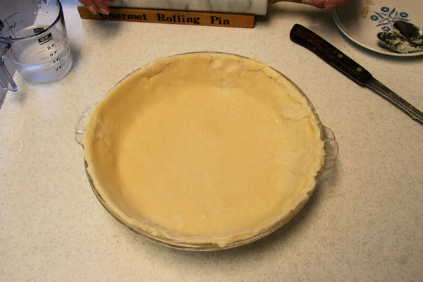 Step 13 - Bottom Crust Finished