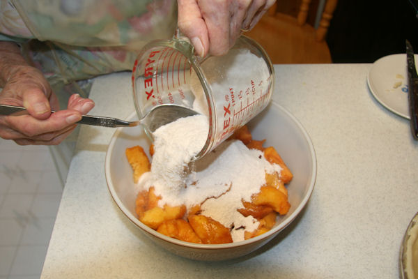 Step 19 - Pour onto Peaches