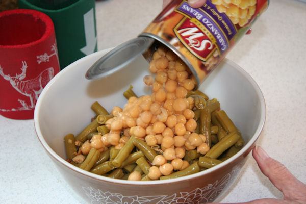 Step 4 - Garbanzo Beans in Bowl