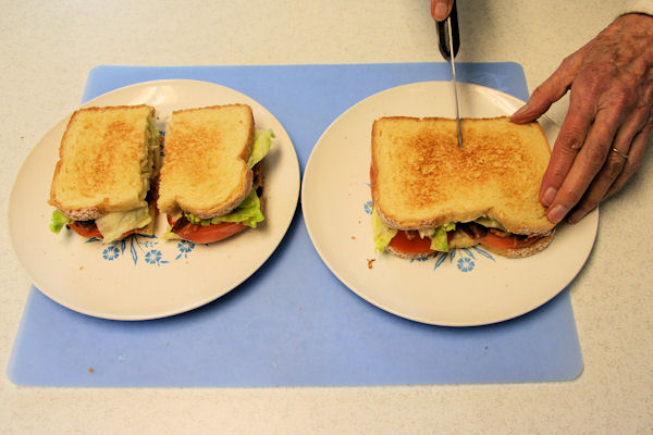 Step 11 - Cut Sandwich