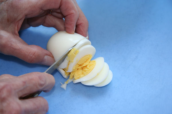 Step 8 - Slice Egg
