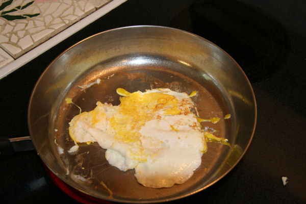 Step 7 - Turn Over Eggs