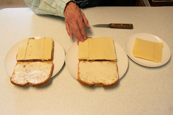 Step 5 - Add Swiss Cheese