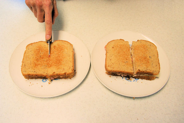 Step 6 - Cut Sandwich