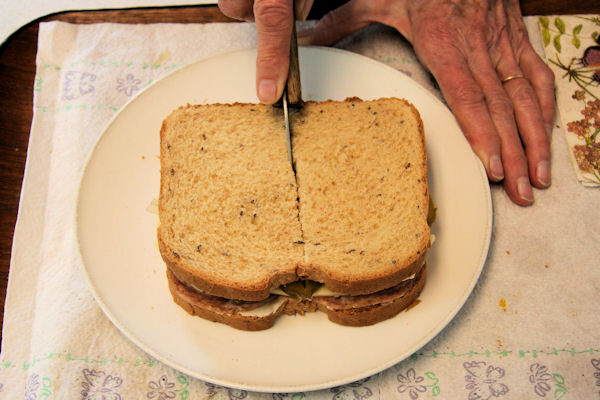 Step 6 - Cut Sandwich