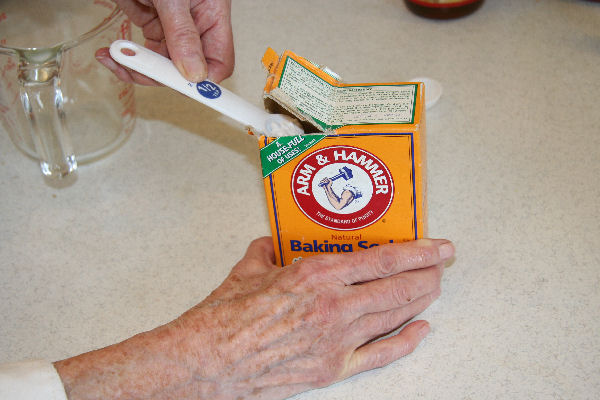 Step 9 -  Measure out the Soda