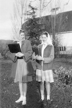 Sisters Bernice and Barbara Chase