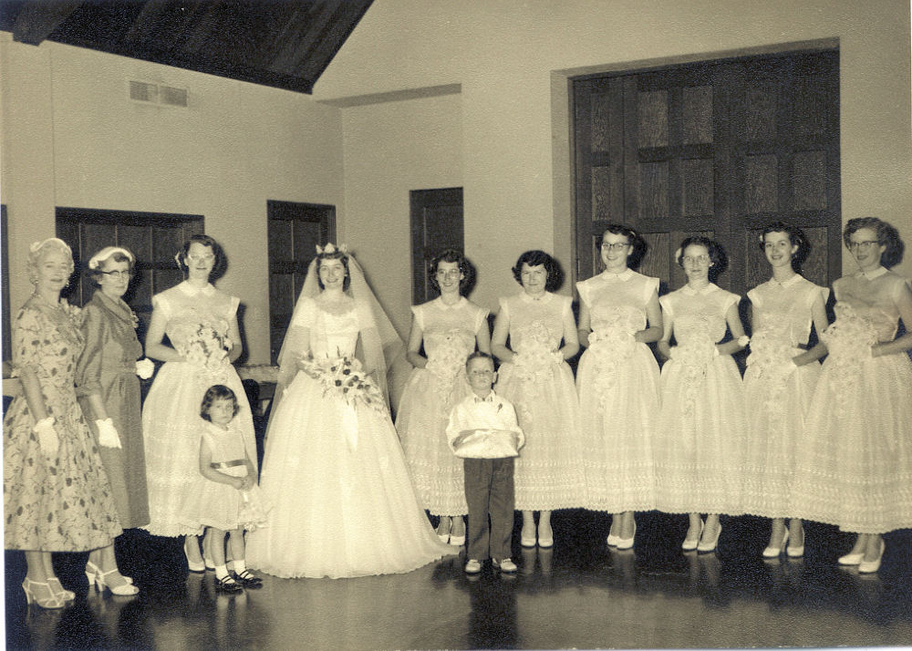 Bernice Chase's Wedding Attendents