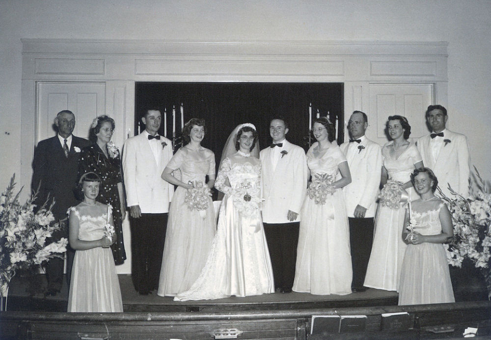 Barbara Chase Wedding 1953