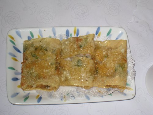 Fried Soybean Wrap w/Shrimp - Scene 17