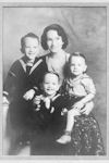 Myra and her 3 Sons in 1933
