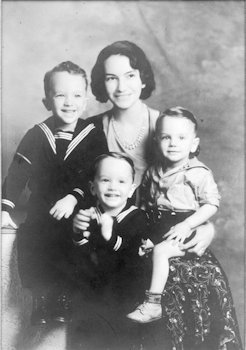 Myra Noll and Her 3 Sons