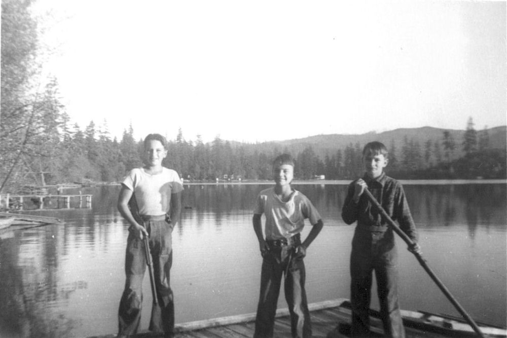 Three Noll Boys at Clear Lake 