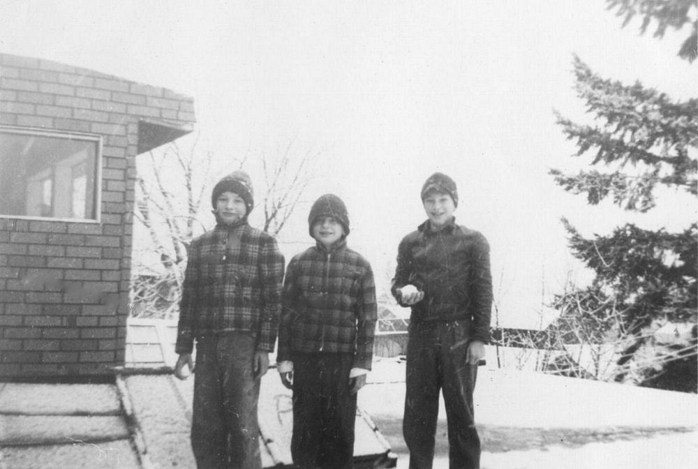  Three Noll Boys on the Roof 