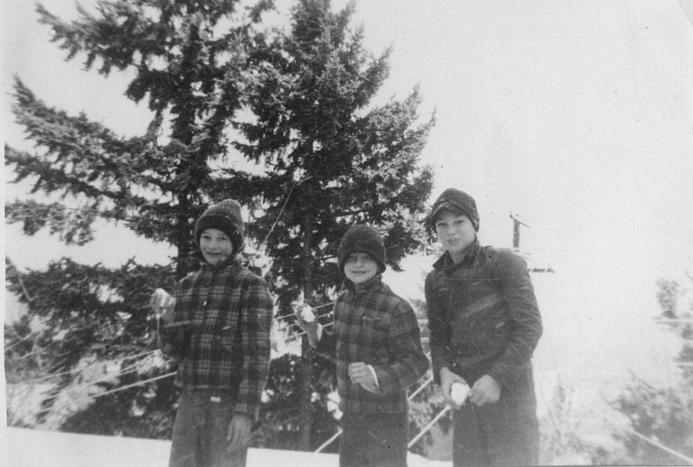  Three Noll Boys on the Roof 