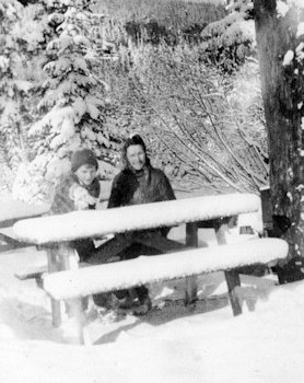 Paul and Mom at Mt. Rainier 