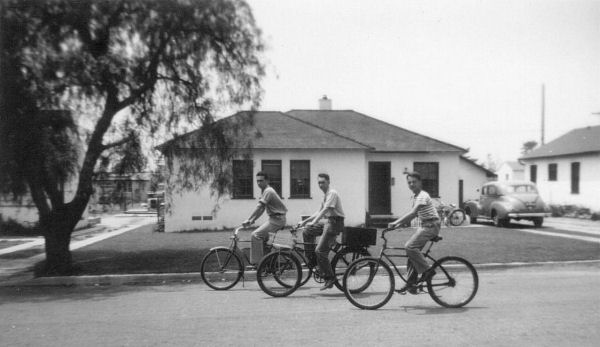 Noll Boys on Their Bikes 