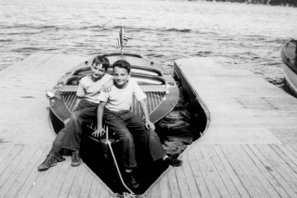 Crawford and Paul at Lake Arrowhead, California 