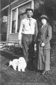 Mr. and Mrs. James Alonzo Noll  in 1922 