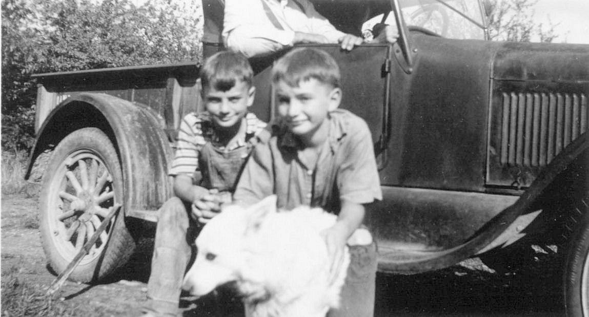 Paul and Crawford with the 1927 REO Truck - 30