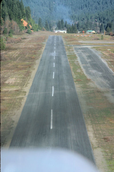 On Final Approach at Garberville Airport