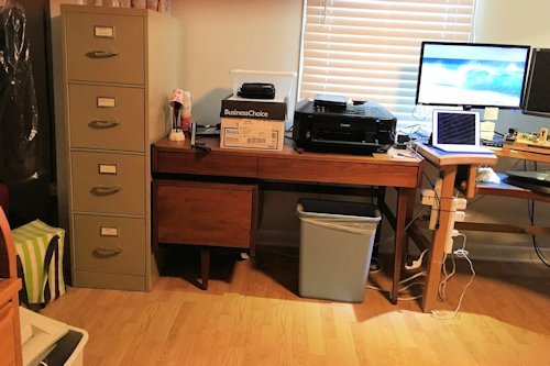 Desk and File Cabinet - Scene 13