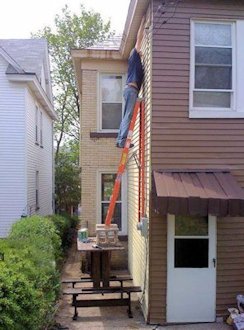 A Ladder that is too short