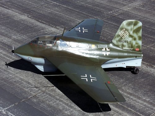 German WWII Me 163 B-1a - Aircraft 34