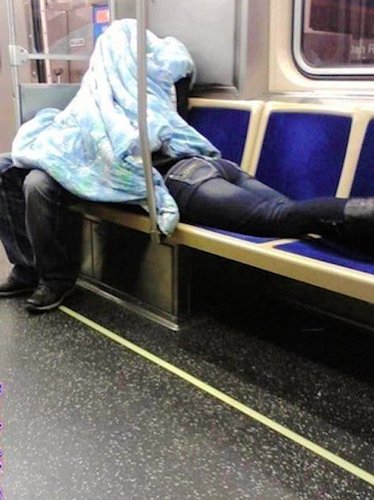 black man jerks off on subway porn