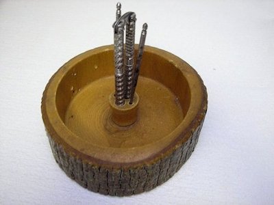 Simulated Log Nut Cracker - Photo 1