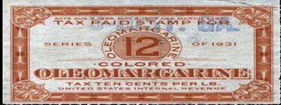 Colored Margarine Tax Stamps - Photo 142a