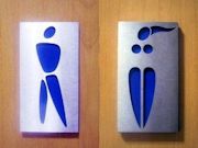 International Restroom Signs Photo 20