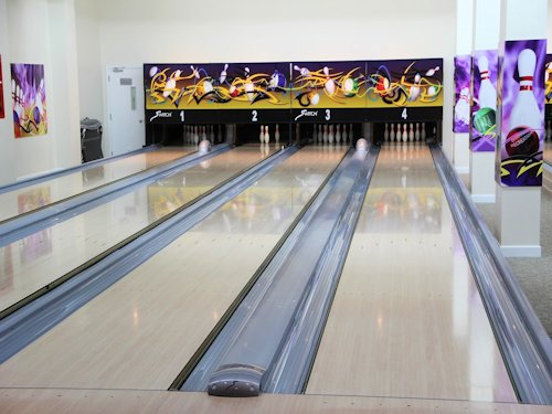  Inside a Bowling Alley