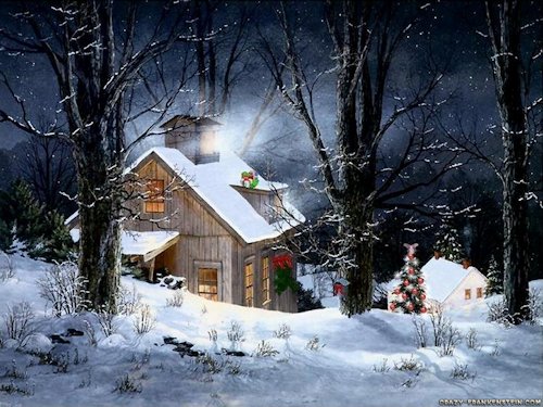 Cabin in the Snow - Scene 16