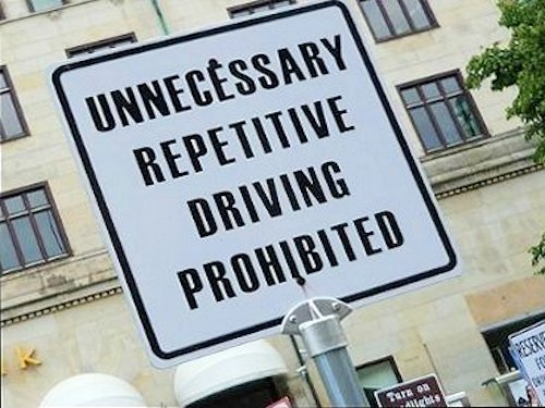 However, Necessary Repetitive Driving is Encouraged - Scene 17