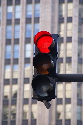 A Stoplight Turned Red 