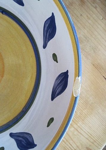 My Old Chipped Plate 