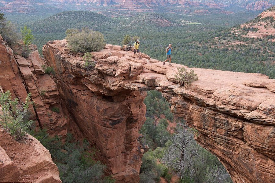 Devil's Bridge in Red Rock-Secret Mountain Wilderness   