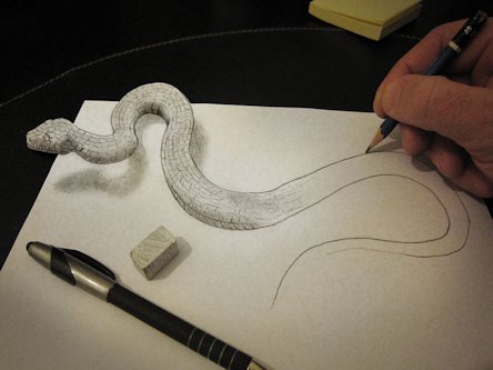The Snake can Leave when the drawing is Done - Scene 22